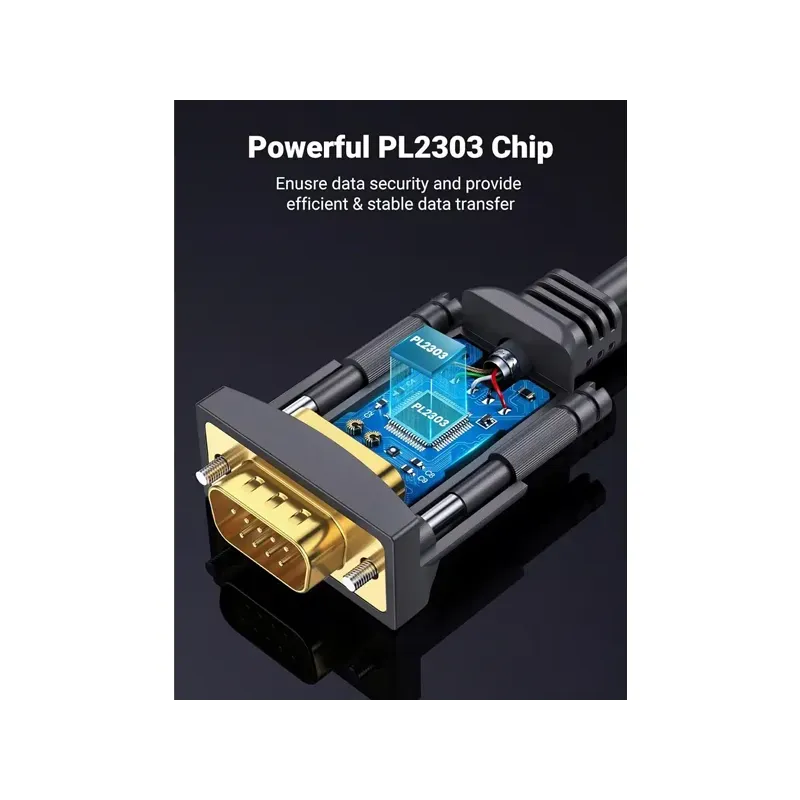 Ugreen Adaptateur Usb 2.0 Vers Db9 Rs-232 Male 3m (20223)
